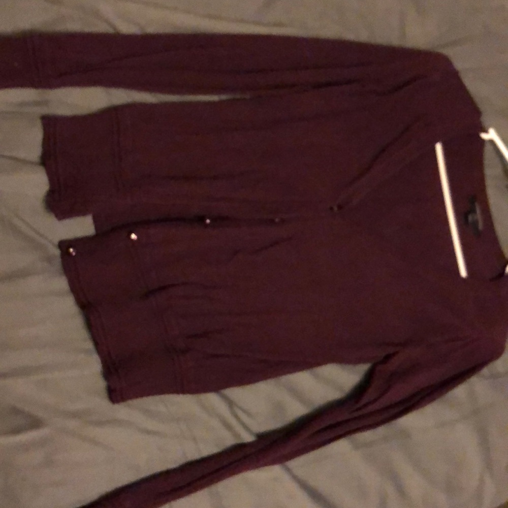 Banana republic deep purple cardigan